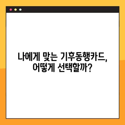 기후동행카드 신청 & 발급 완벽 가이드 | 단계별 설명, 필요 서류, 주의 사항