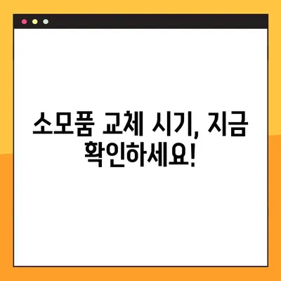 자동차 10,000km 점검 가이드| 필수 점검 항목 & 교체 소모품 총정리 | 자동차 관리, 정비, 소모품